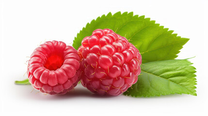 Fresh raspberry in detail
