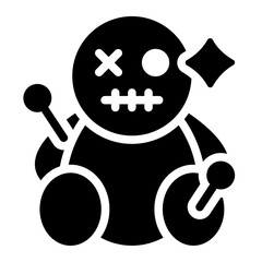 Voodoo doll icon