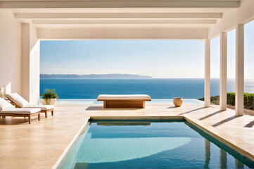 A Swimming Pool With a View of the Ocean