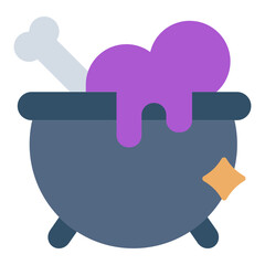 Obraz premium Magic Pot Cauldron icon