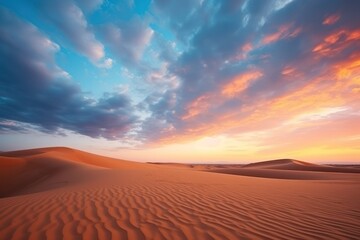 sand twirling pattern on desert sand dunes
