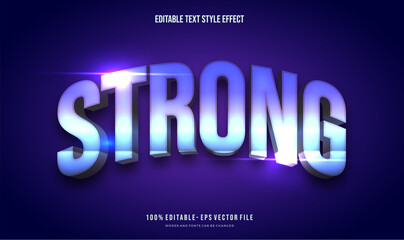 Editable text effect futuristic glowing color gradient. Text style effect. Editable fonts	