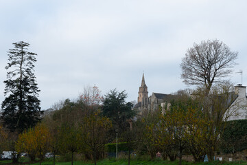 L'église de la Trinité de Brélévenez à Lannion-Bretagne France