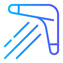boomerang gradient icon