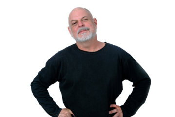 well dressed adult business man looking straight ahead