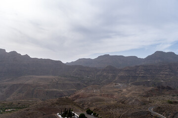 view of the mountains in the morning