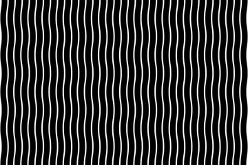 Geometric of pattern vector. Design smooth zigzag stripes white on black background. Design print for illustration, textile, carpet, magazine, cover, card, background, wallpaper. Set 8