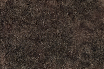 Abstract brown plastered textured grunge background in the form of a rough covered stucco wall, closeup