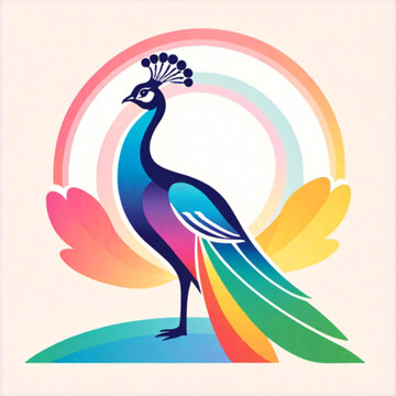 Rainbow Peacock