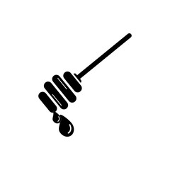 honey spa therapy icon, Spa icon graphic design. Signs flat illustration on white backgrounnd..eps