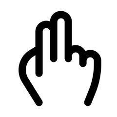 Fototapeta premium Two Line UI Icon