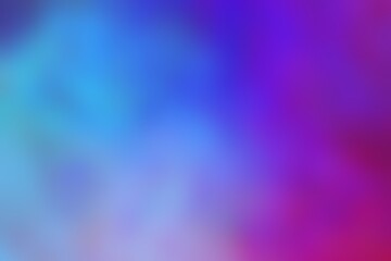 Abstract blurred background image of blue, purple, pink colors gradient used as an illustration. Designing posters or advertisements.