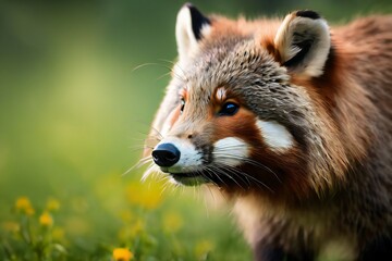 Obraz premium Generative AI produces realistic close-up shots of little animals in the woods