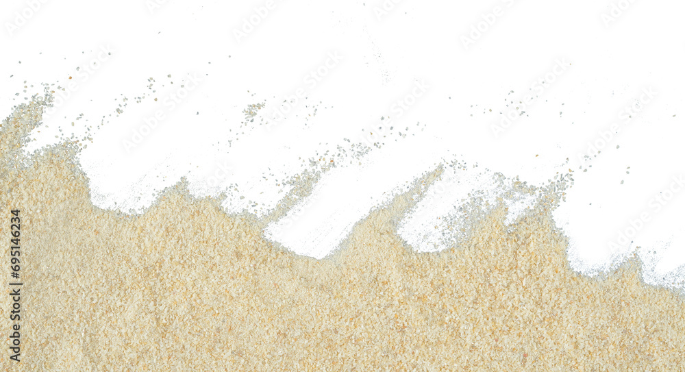 Poster abstract grain sand border element