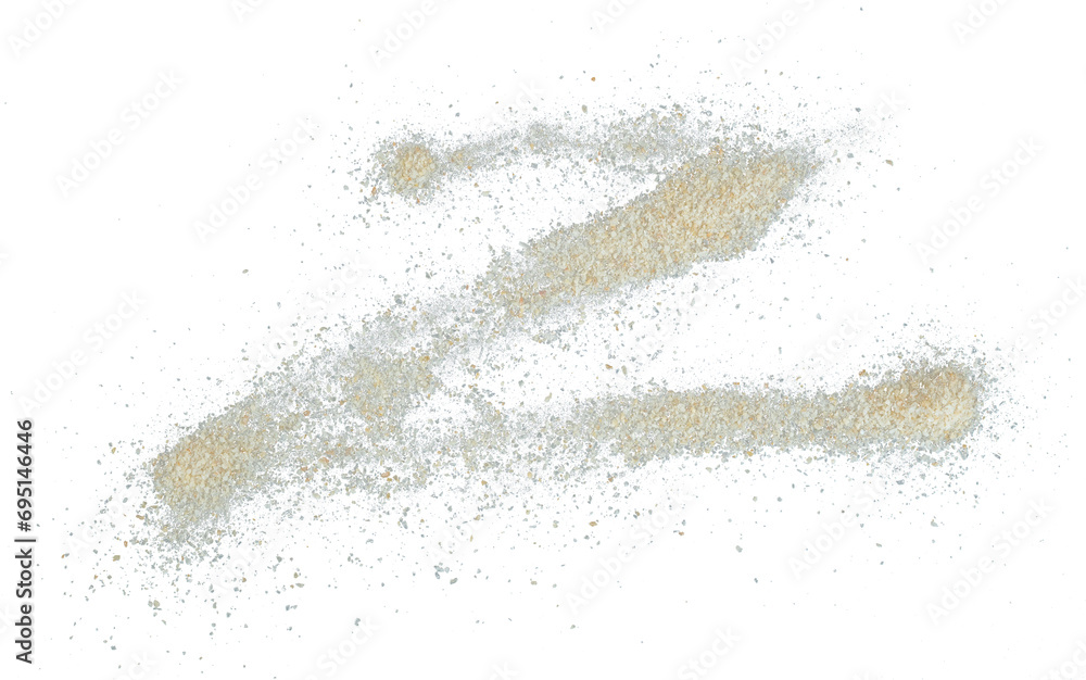 Aufkleber abstract splash grain sand isolated