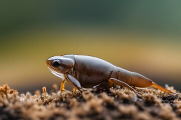 Close-up shots of small animals in the forest that look realistic but are created by AI