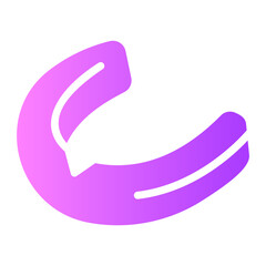 gum shield Gradient icon