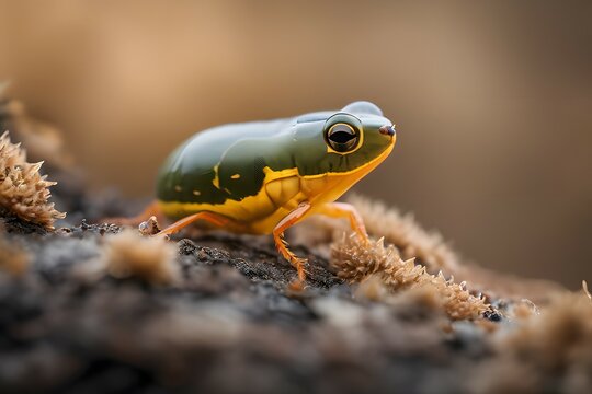 Stunning close-up shots of small animals in the woods made by AI