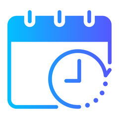 deadline gradient icon