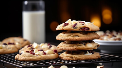 chocolate chip cookies HD 8K wallpaper Stock Photographic Image 