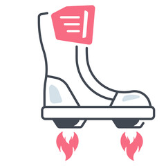 Flying Boot Icon