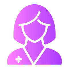 nurse Gradient icon