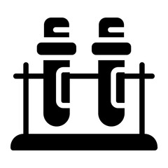 blood tube Solid icon