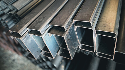 C-shaped steel Used for construction of houses and offices. Steel products prepared for delivery to...