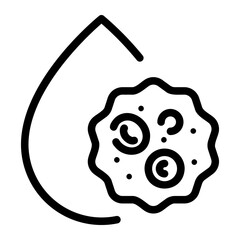 blood cells Line Icon