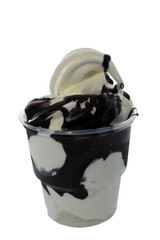 ice cream ice cream milk shake frozen sundae ice cream shop microcompany business refreshing milk vanilla chocolate and fruits gelato