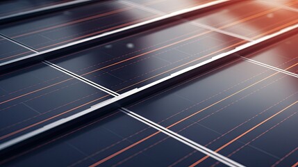 a new solar panel with a new design pattern - obrazy, fototapety, plakaty