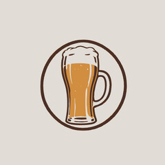 Minimalist Beer Logo Design Very Cool Concept 