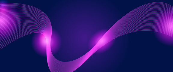 Purple violet and blue vector tech modern futuristic with line in glowing background. Suit for poster, banner, brochure, corporate, website