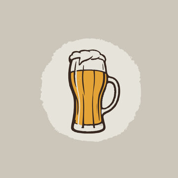 Minimalist Beer Logo Design Very Cool Concept 
