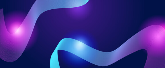 Purple violet and blue vector abstract technological modern line background. Suit for poster, banner, brochure, corporate, website