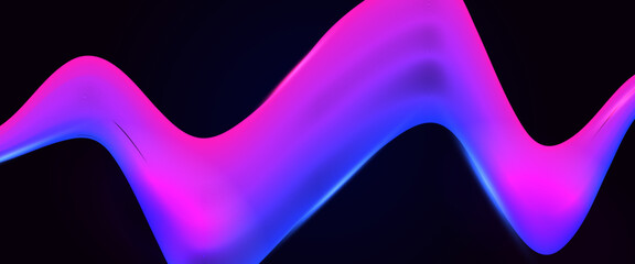 Black blue and purple violet vector modern line abstract technology background. Suit for poster, banner, brochure, corporate, website