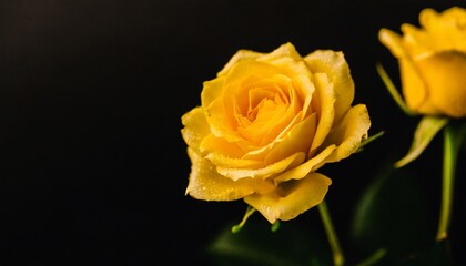 黄色いバラの背景