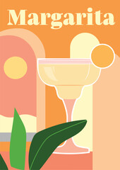 Margarita Retro Poster