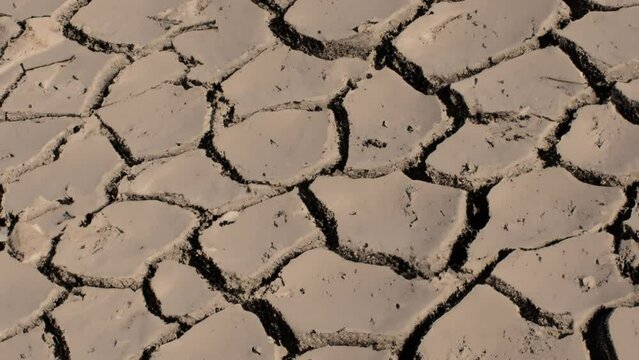 global warming problem dried cracked soils, drought and thirst. climate disorder
