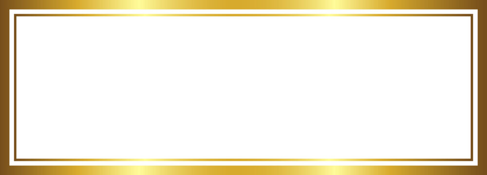 Minus Shape Gold picture frame luxury golden frame gold border Golden vector framework banner decoration decorative element template isolated background frame picture wedding frames anniversary