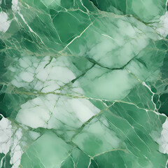 abstract dark green and white marbleized stone, generative AI