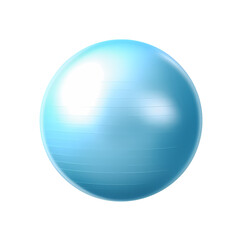 Fitness ball isolated on transparent background