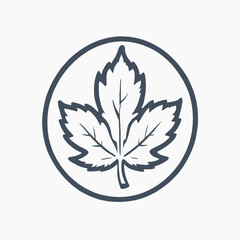 Fototapeta premium Leaf Logo Design Very Cool Concept 