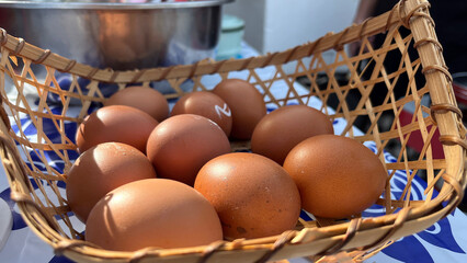 Boiled eggs 