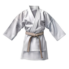 Karate costume isolated on transparent background