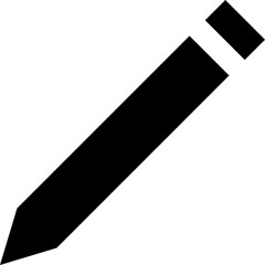 Pencil Glyph Icon