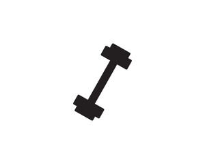 Dumbel icon vector symbol design illustration