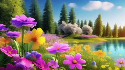 technological pattern wallpaper symbolizing ai with the letters "AI" In the center