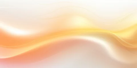 Foto op Plexiglas Wave of texture peach color background © Fayrin