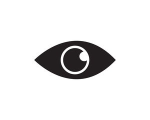 Eyeicon icon vector symbol design illustration isolated.